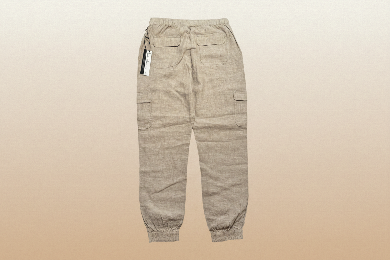 NEW!! Nicole Miller Women 100% Linen Pants Size (L)