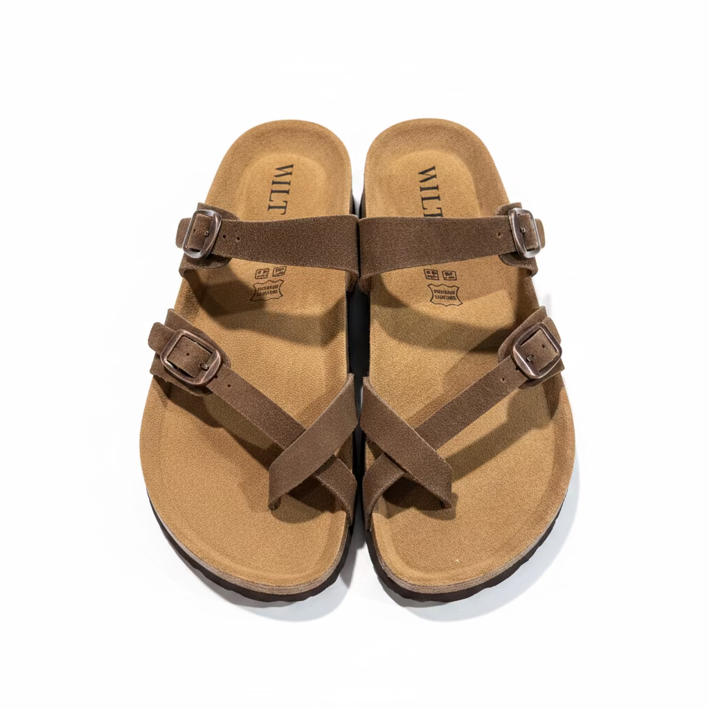 NEW!! Authentic Wilt Genuine Suede Women Sandals Size 8