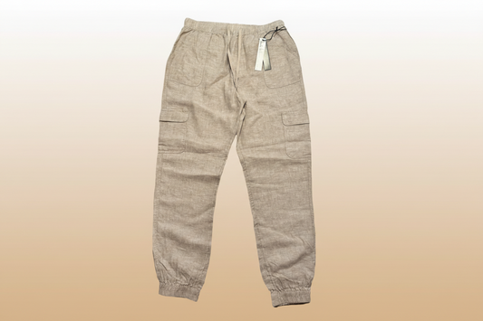 NEW!! Nicole Miller Women 100% Linen Pants Size (L)