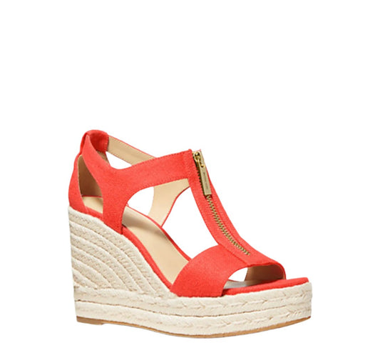 Michael Kors Wedge Sandal - Color Spice Coral