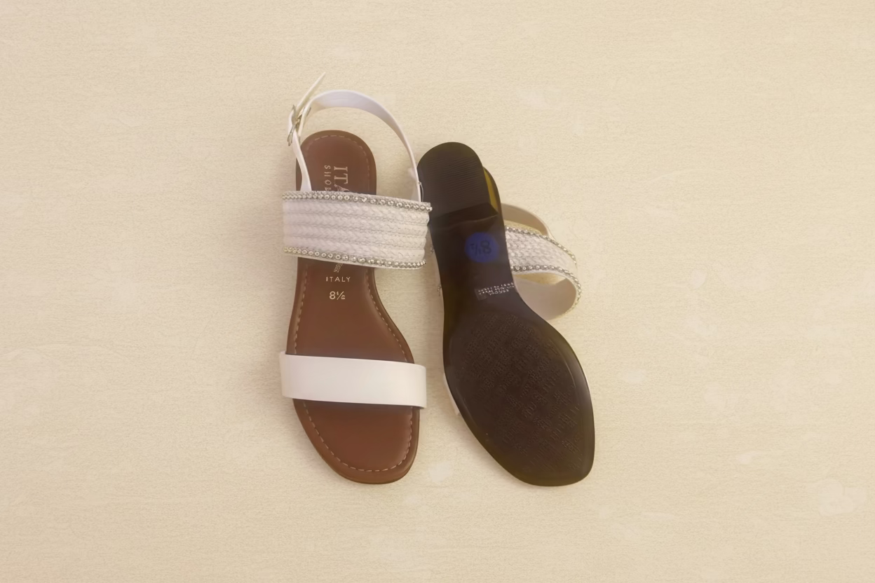 NEW!! Authentic Italian Shoemaker Women Sandals Size 8.5