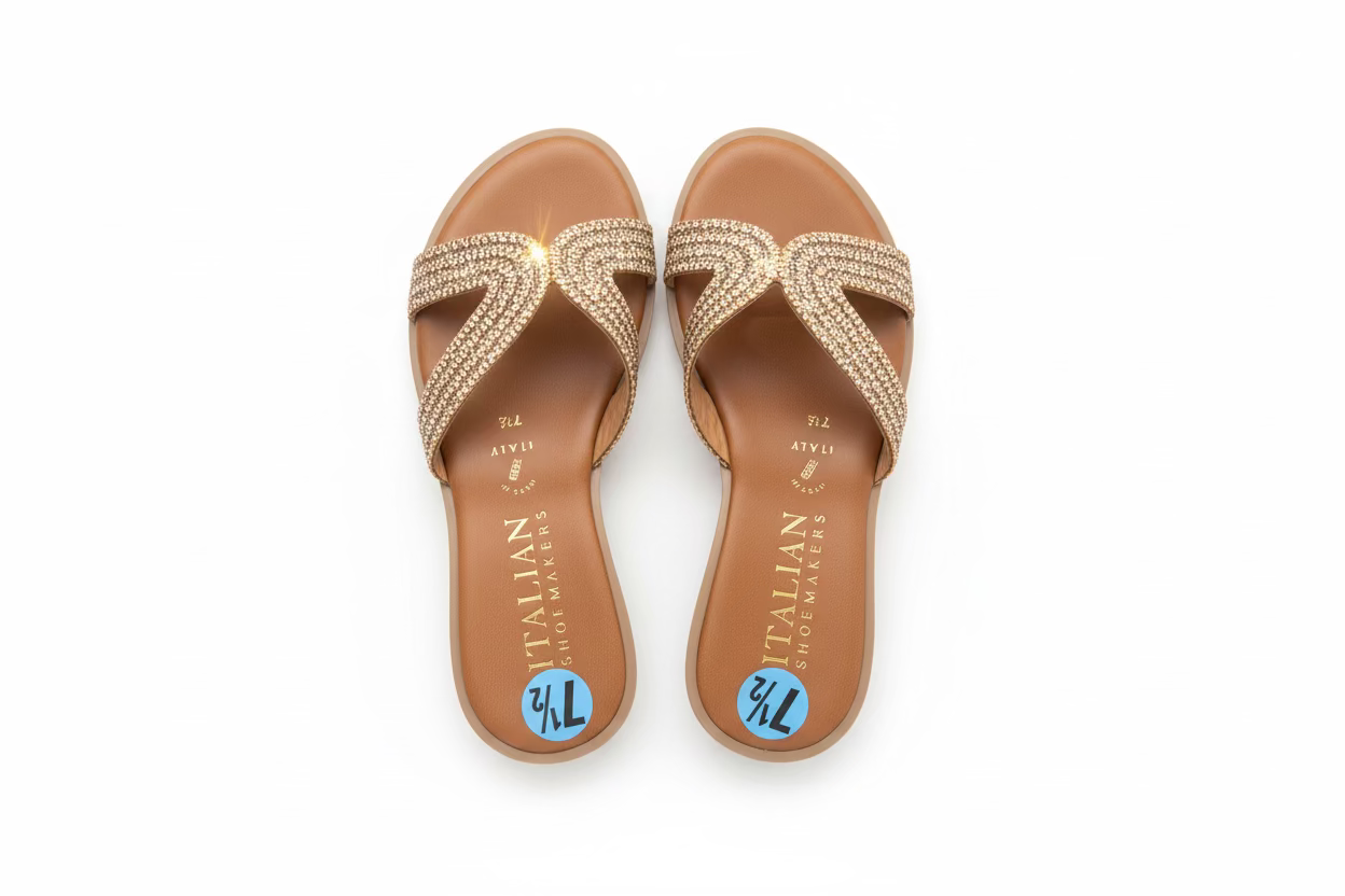 NEW!! Authentic Italian Shoemaker Women Sandals Size 7.5