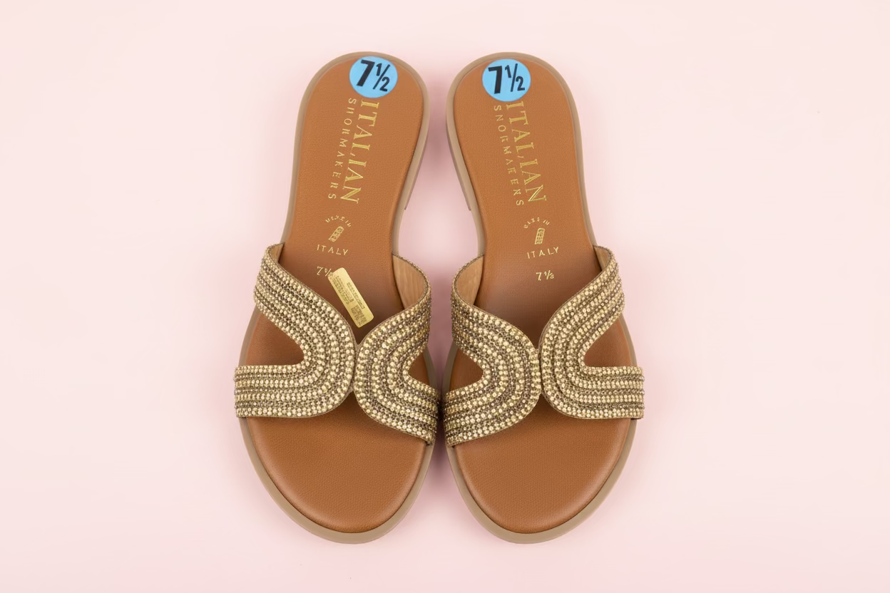 NEW!! Authentic Italian Shoemaker Women Sandals Size 7.5