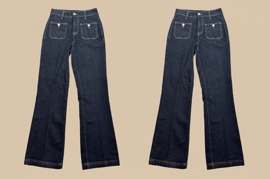 NEW!! Nicole Miller Women Slim Long Flare Pants Size (2)