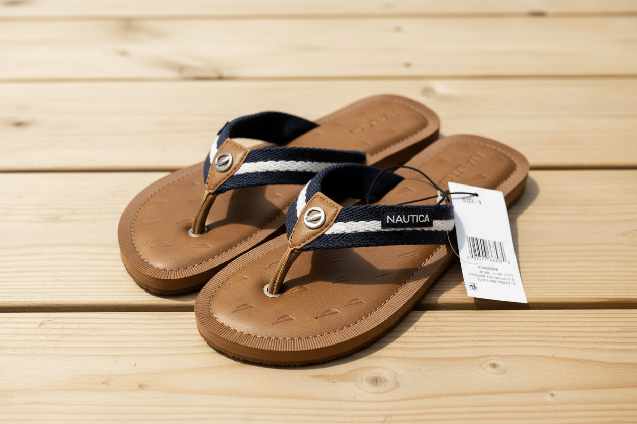 NEW!! Nautica Women Slippers - 8.5